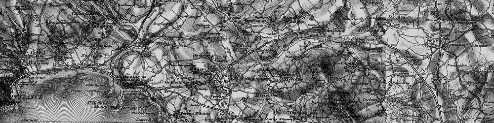 Old map of Relubbus in 1895