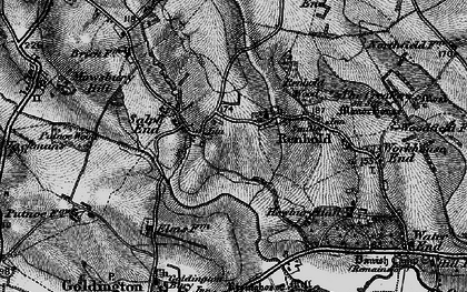 Old map of Renhold in 1896