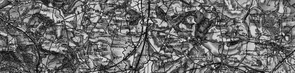 Old map of Renishaw in 1896
