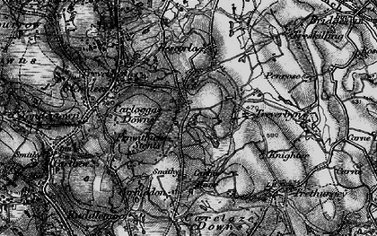 Old map of Resugga Green in 1895