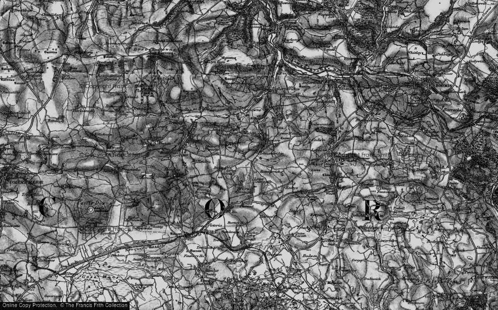 Old Map of Retire, 1895 in 1895