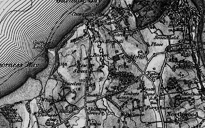 Old map of Rew Street in 1895