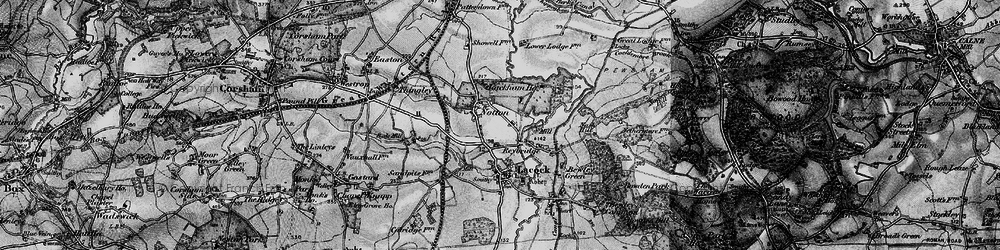 Old map of Reybridge in 1898
