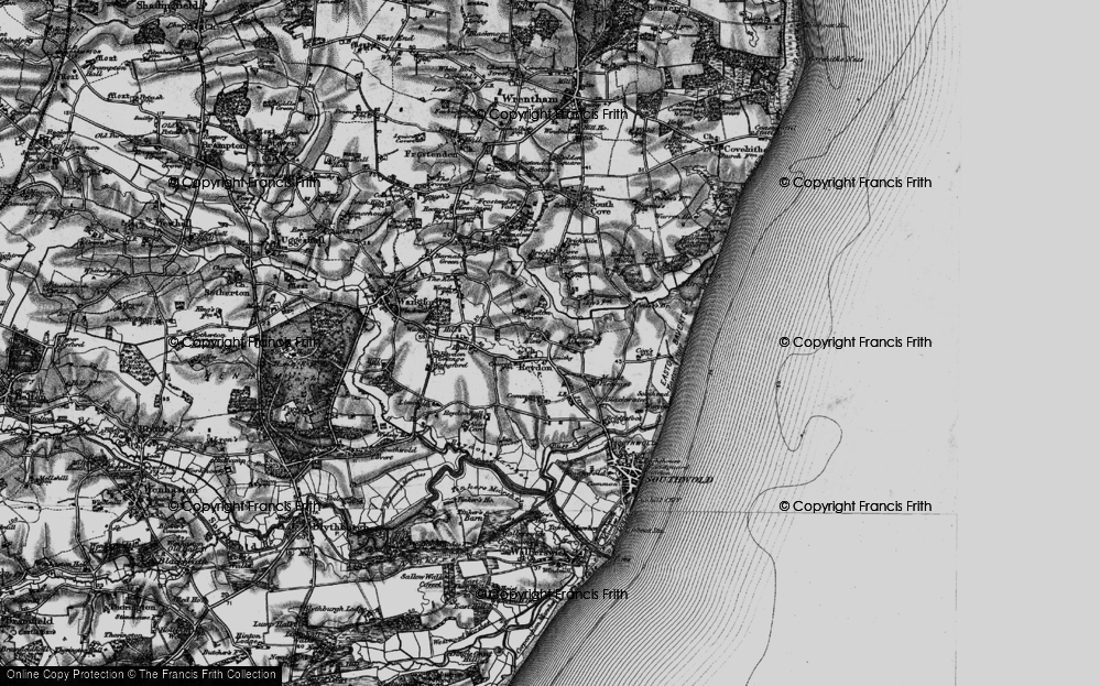 Old Map of Reydon Smear, 1898 in 1898