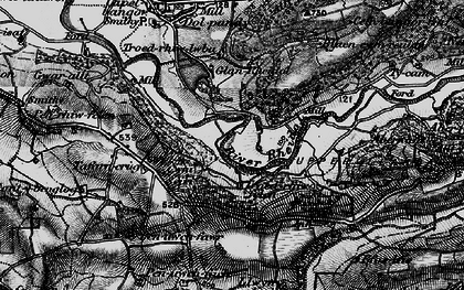 Old map of Rheidol in 1899