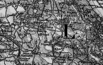 Old map of Rhes-y-Cae in 1896