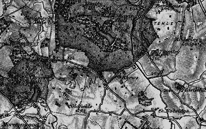 Old map of Shavington Park in 1897