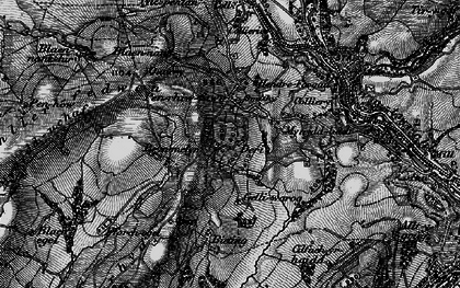 Old map of Blaen-egel-fawr in 1898