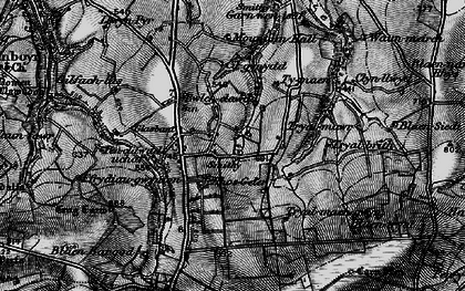 Old map of Blaenbargod in 1898