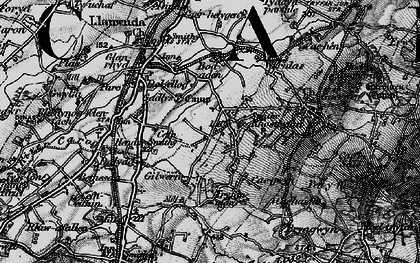Old map of Rhos Isaf in 1899