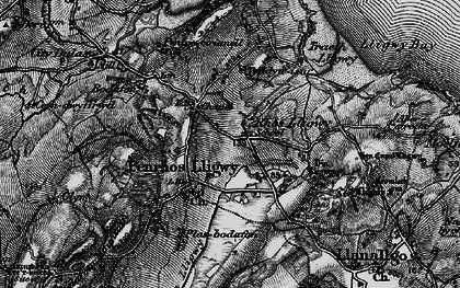 Old map of Rhôs Lligwy in 1899