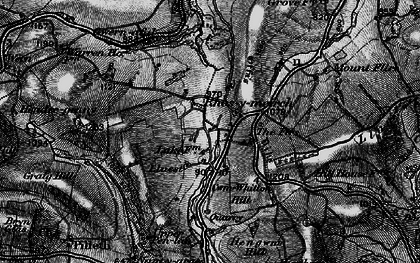 Old map of Rhos-y-meirch in 1899