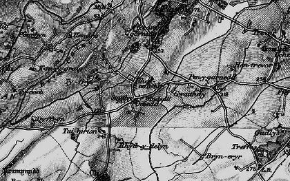 Old map of Rhoscefnhir in 1899