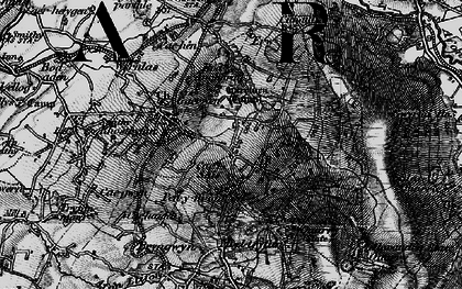 Old map of Rhosgadfan in 1899
