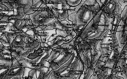 Old map of Rhosgoch in 1899