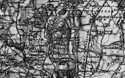 Old map of Rhosllanerchrugog in 1897