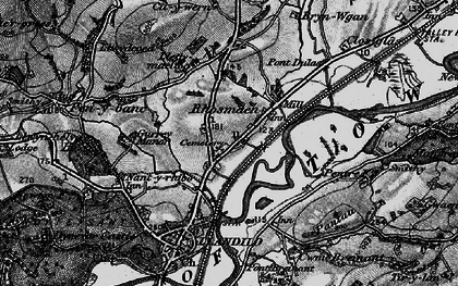 Old map of Rhosmaen in 1898