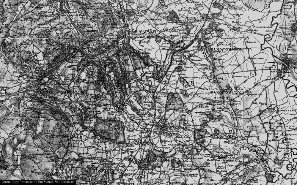 Old Map of Rhosrobin, 1897 in 1897