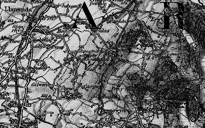 Old map of Rhostryfan in 1899