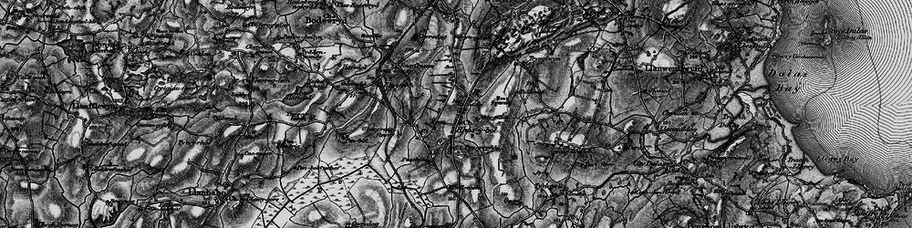 Old map of Rhosybol in 1899
