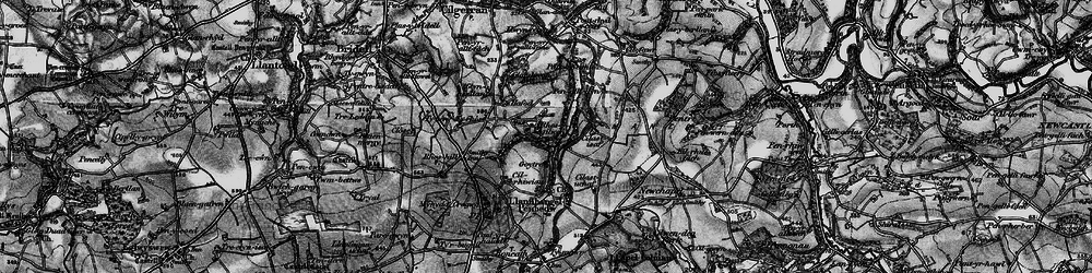 Old map of Rhosygilwen in 1898