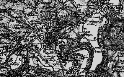 Old map of Rhosymedre in 1897