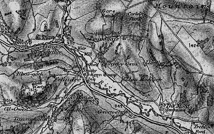 Old map of Rhyd-y-cwm in 1899