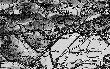 Old map of Rhydspence in 1896