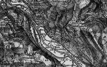 Old map of Rhydyfelin in 1897