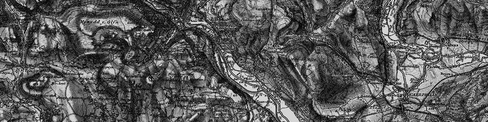 Old map of Rhydyfelin in 1897