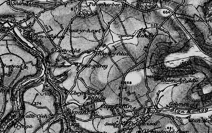 Old map of Blaenachddu in 1898
