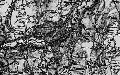 Old map of Brynkinalt in 1897