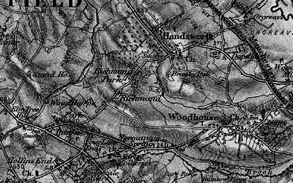 Old map of Richmond in 1896