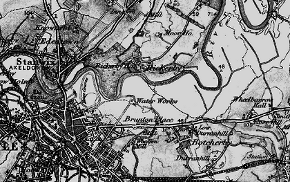 Old map of Rickerby in 1897