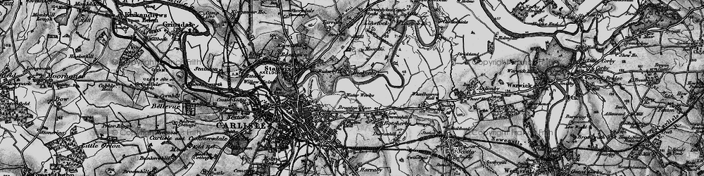 Old map of Rickerby in 1897