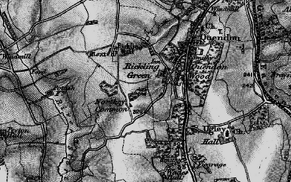Old map of Rickling Green in 1895