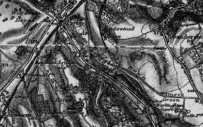 Old map of Riddlesdown in 1895