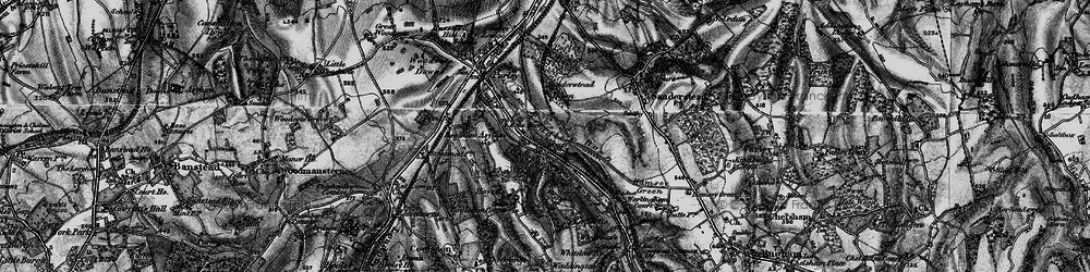 Old map of Riddlesdown in 1895