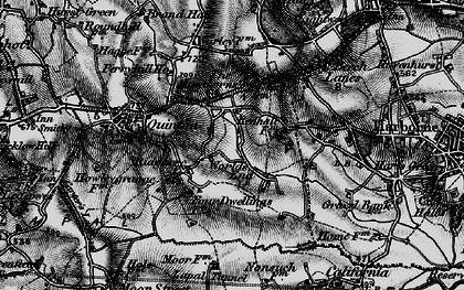 Old map of Ridgacre in 1899