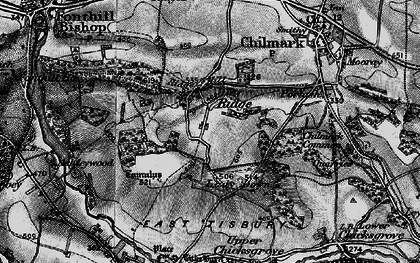 Old map of Ridge in 1895