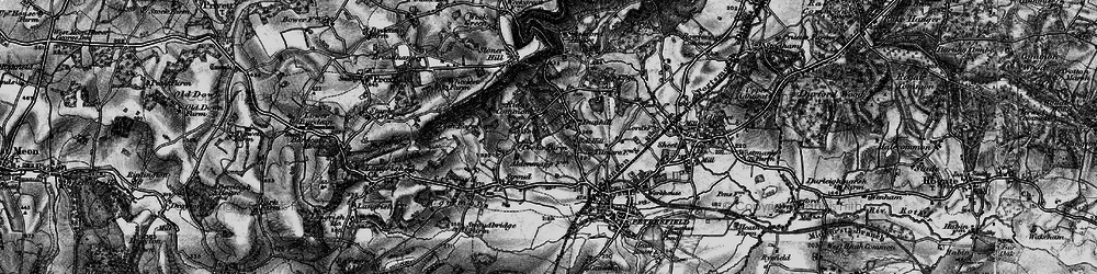 Old map of Ridge Common in 1895