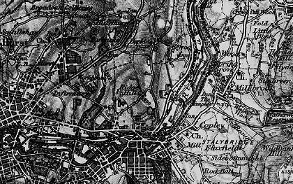 Old map of Ridge Hill in 1896