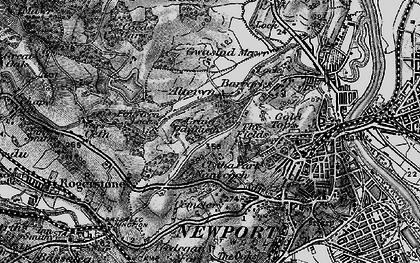Old map of Ridgeway in 1897