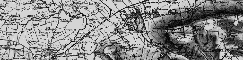 Old map of Bassett Ho in 1898