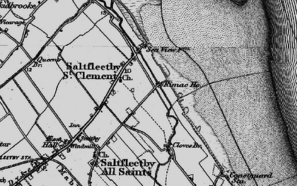 Old map of Rimac in 1899