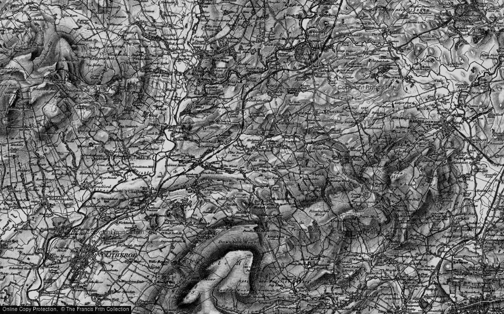 Old Map of Rimington, 1898 in 1898