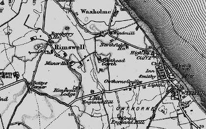 Old map of Rimswell Valley in 1895