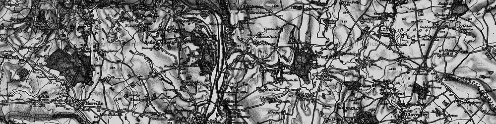Old map of Rindleford in 1899