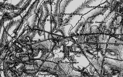 Old map of Blackbrook Resr in 1895