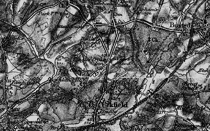 Old map of Buxted Park in 1895